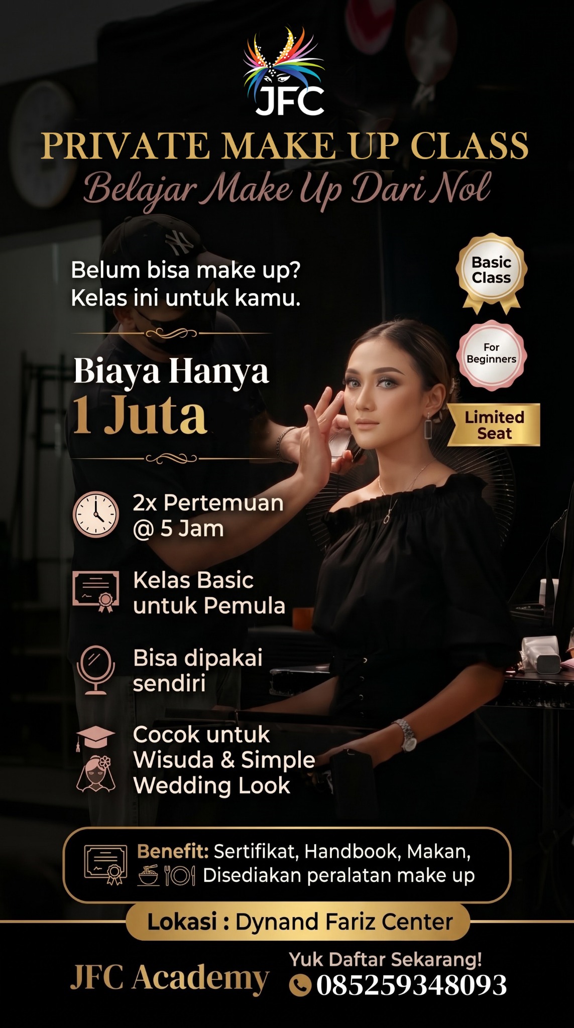 Flyer JFC Academy Private Make Up Class